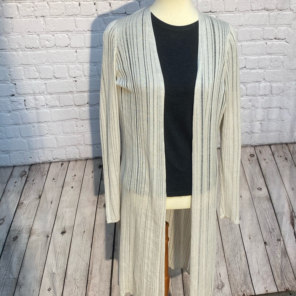 Eileen Fisher cream cardigan